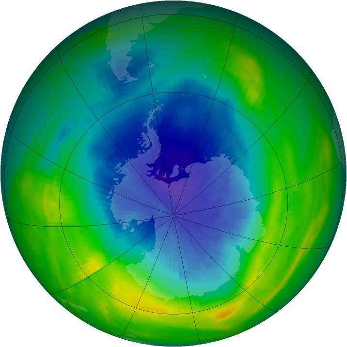 Ozone Map 1984-10-07